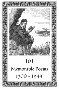 the cover of the free ebook 101 Memorable Poems of 7 Centuries